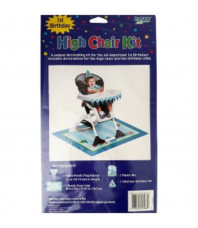 1st Birthday 'Fun At One' High Chair Kit (1kit)