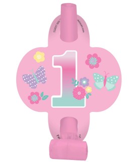 Butterfly Garden 1st Birthday Blowouts (8ct)