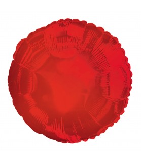Happy Birthday Red Round Foil Mylar Balloon (1ct)