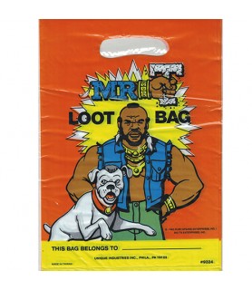 The A-Team 'Mr.T' Vintage 1983 Plastic Favor Bags (8ct)