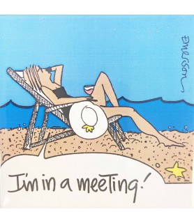 I'm In A Meeting! Magnet / Favor (1ct)