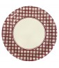 Red Check Large Paper Plates (8ct)