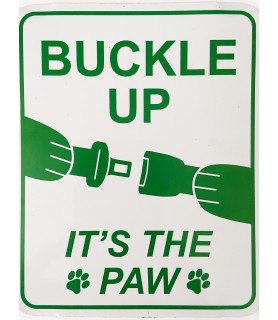 Buckle Up It's The Paw Car Magnet / Favor (1ct)