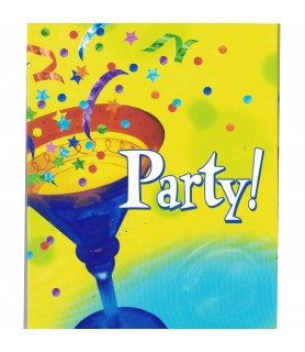 Cheers Party Invitations With Envelopes (8ct)