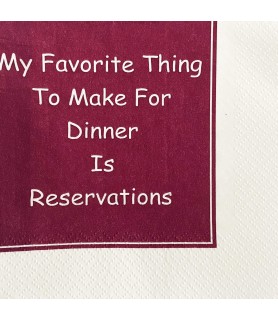 Adult Birthday 'Reservations' Small Napkins (24ct)