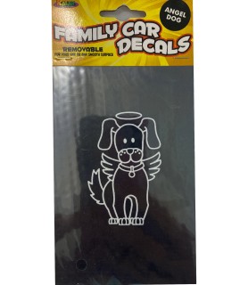 Family Car Decal 'Angel Dog' Favor (1ct)