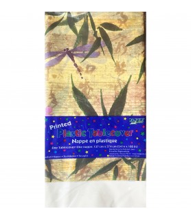 Spring 'Asian Dragonfly' Plastic Tablecover (1ct)