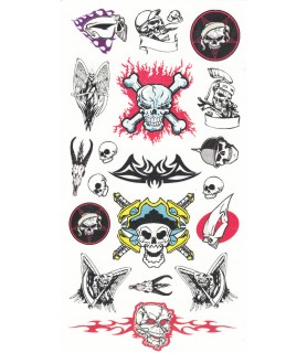 Skull Tattoo (4 sheets)
