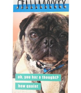 Cheez Burger 'Oh, You Haz A Thought? How Quaint' Spiral Notepad / Favor (1ct)