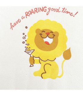 Adult Birthday Vintage 'Have A Roaring Good Time' Small Napkins (16ct)