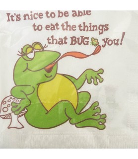 Adult Birthday Vintage 'It's Nice To Be Able To Eat The Things That Bug You' Small Napkins (16ct)