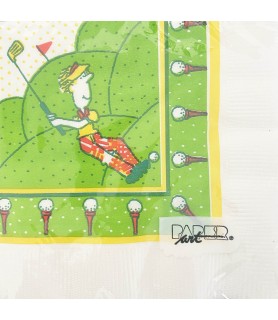 Adult Birthday Vintage 'Just Golfing' Small Napkins (20ct)