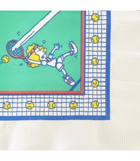 Adult Birthday Vintage 'Tennis Time' Lunch Napkins (20ct)