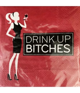 Adult Birthday 'Drink Up Bitches' Small Napkins (25ct)