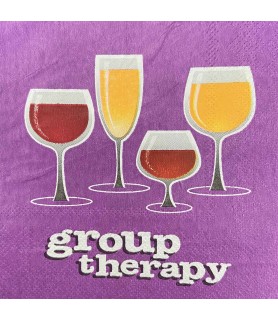Adult Birthday 'Group Therapy' Small Napkins (25ct)