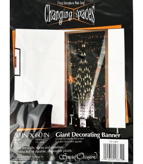 City Lights Giant Decorating Banner (1pc)