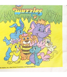 The Wuzzles Vintage 1985 Lunch Napkins(16ct)