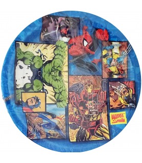 Marvel Heroes Vintage 1996 Large Paper Plates (8ct)