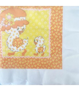 Mommy And Baby Duck Vintage Lunch Napkins (20ct)