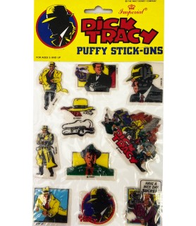 Dick Tracy Vintage Puffy Stick-Ons (1 sheet)*