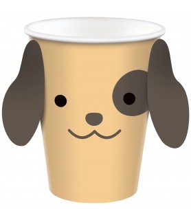 Pawsome Party 9 oz Paper Cups w/ Ears (8ct)