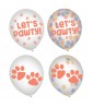 Pawsome Party Confetti Latex Balloons (6ct)