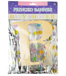 Baby Shower Fringe Letter Banner (1ct)