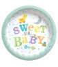 Baby Shower 'Sweet Little Baby' Large Paper Plates (8ct)