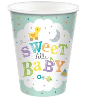 Baby Shower 'Sweet Little Baby' 9oz Paper Cups (8ct)