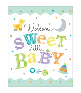Baby Shower 'Sweet Little Baby' Invitation Postcards With Envelopes (8ct)
