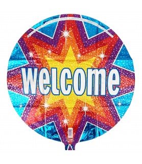 Welcome Foil Mylar Balloon (1ct)
