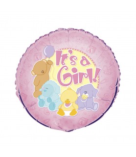 Baby Shower 'It's a Girl' Foil Mylar Balloon (1ct)