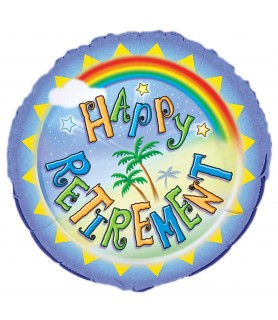 Happy Retirement Foil Mylar Balloon (1ct)