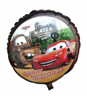 Cars Happy Birthday Foil Mylar Balloon (1ct)