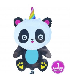 Panda Jumbo Foil  Mylar Balloon (1ct)