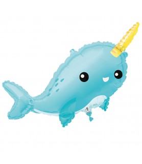 Narwhal Giant Foil Mylar Balloon (1ct)