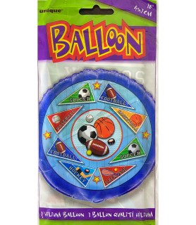 All Sports Foil Mylar Balloon (1ct)
