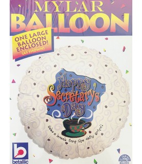 Happy Secretary's Day Foil Mylar Balloon (1ct)