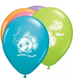 Finding Nemo 'Colors Vary' Double-Sided Latex Balloons (5ct)