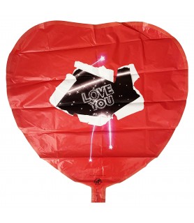 I Love You Heart Balloon Foil Mylar Balloon (1ct)