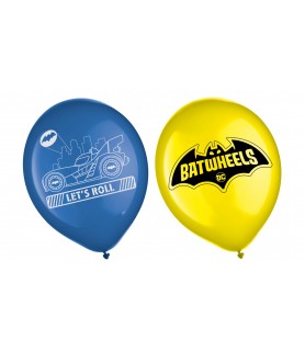 Bat Wheels Latex Balloons (6ct)