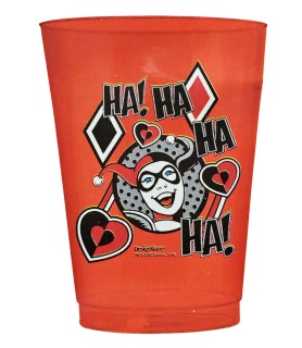 DC Comics Harley Quinn Reusable 10oz Plastic Cups (24ct)