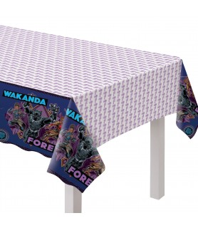 Black Panther 'Wakanda Forever' Plastic Tablecover (1ct)