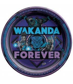 Black Panther 'Wakanda Forever' Large Paper Plates (8ct)