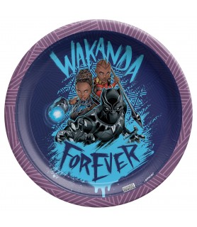 Black Panther 'Wakanda Forever' Small Paper Plates (8ct)