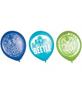Blue Beetle Latex Balloons (6ct)