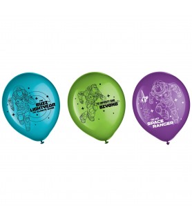 Buzz Lightyear The Movie Latex Balloons (6ct)
