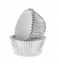 Silver Mini Foil Candy Cups (100pc)