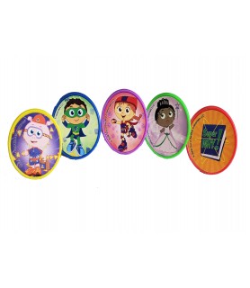 Super Why Plastic Cupcake Rings / Toppers (6ct)