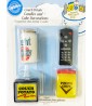Wilton Vintage 'Couch Potato' Birthday Cake Candles (4ct)